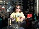 Enjoying Beer in the Sun in Pula