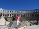 Dean at the Roman Amphitheatre