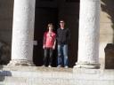 Close up of temple with Dean and Gavin