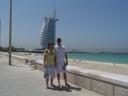 Dean and Gavin Outside the Burj Al Arab