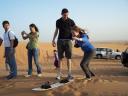 Maria and Dean in the desert
