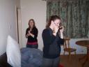 Maria and Clare in the Apartment